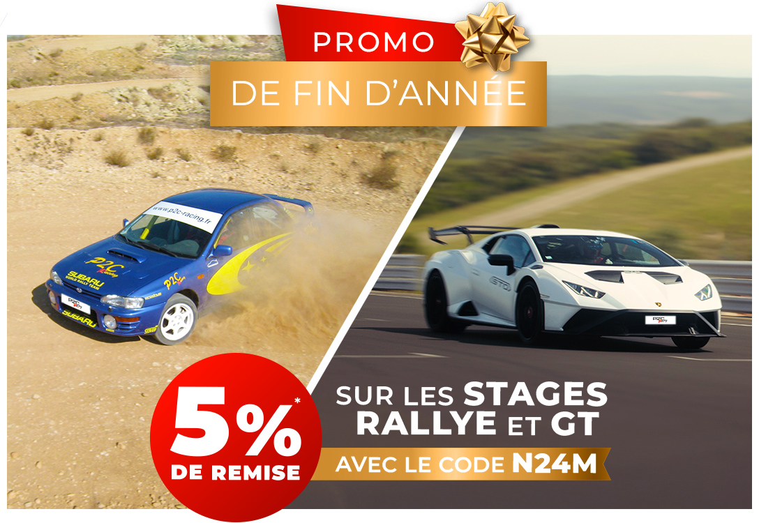 Stage de Pilotage Rallye Circuit Sud Est promotion Noel